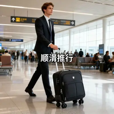 Universal Wheel Carry-On Luggage 16 and 18 Inch with Combination Lock - 1
