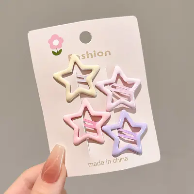 Kinder-Stern-Haarklammer, Baby-BB-Clip, Haaraccessoire - 7