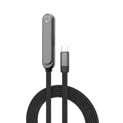 120W USB-C Winkelstecker mit klappbarem Ständer