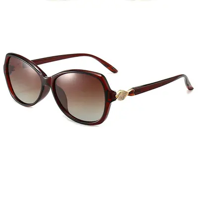 Polarized Women's Sunglasses, Rhinestone Small Frame, Prescription-Compatible - 9