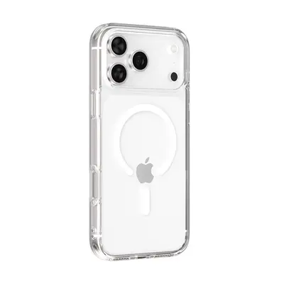 Transparent Magnetic Phone Case for Apple iPhone 18 Pro Max, Full Camera Button Protection