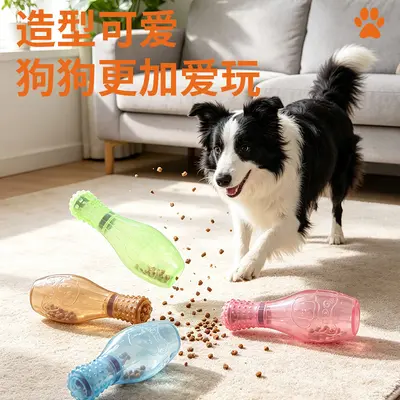 Squeaky Dog Chew Toy, Indestructible, Teeth Cleaning, Treat-Hiding - 4