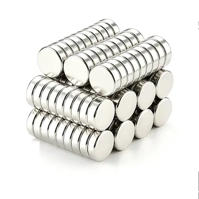 Round Neodymium Magnet 6x3 mm, N35-52, Adhesive