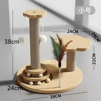 Wear-Resistant Sisal Cat Scratching Board and Post - 4