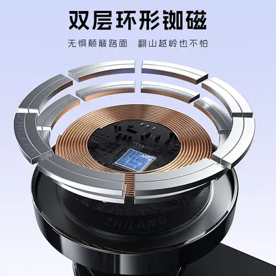 In-Car Phone Holder, Strong Magnet, MagSafe, Foldable, for Navigation - 4