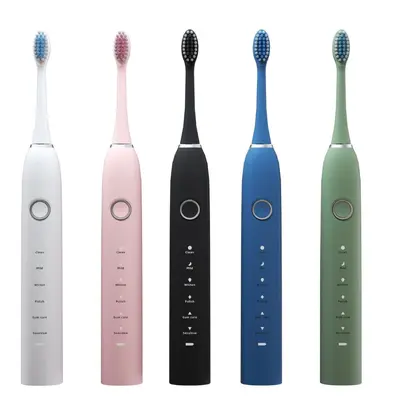 Adult Rechargeable Fully Automatic Electric Toothbrush Soft Bristles - 2