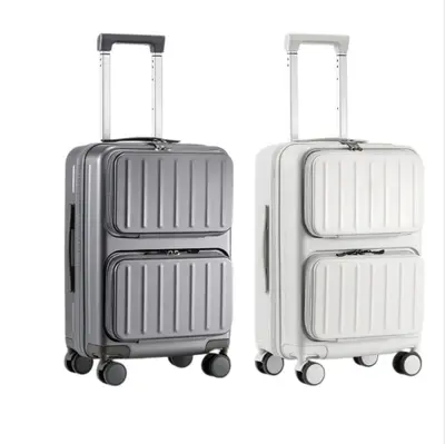 Women's Luggage 20 Inch, Front Double-Opening Lid, Combination Lock, Carry-On - 3