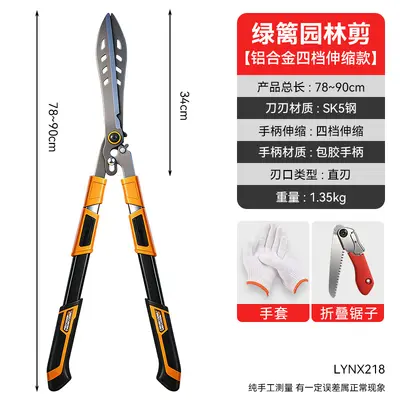 Telescopic Garden Pruning and Hedge Shears, 65Mn Steel - 10