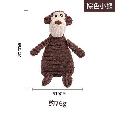 Peluş tier şekilli köpek oyuncağı, kendi kendine oynatan - 7