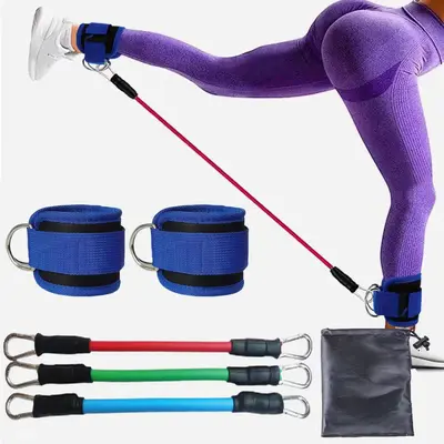 Ankle Resistance Band, Leg Lift and Glute Training Strap - 5