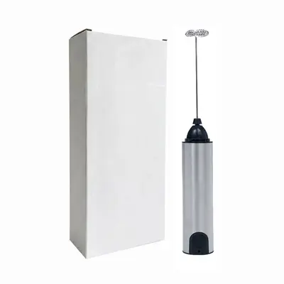 USB Rechargeable Stainless Steel Milk Frother Multifunctional Coffee Latte Art Milk Cap Machine with Cover Electric Milk Foam Maker - 10