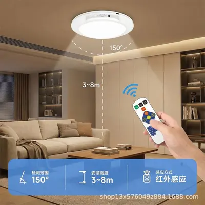 Wireless Magnetic Infrared Motion Sensor Hallway Ceiling Light