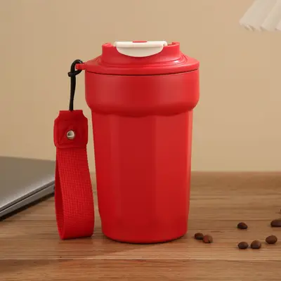 316 Stainless Steel Insulated Mug with Temperature Display, Large Capacity - 8