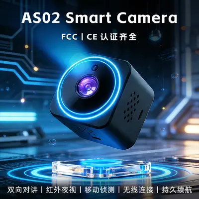 AS02 WiFi-Kamera 1080P Nachtsicht Zwei-Wege-Audio
