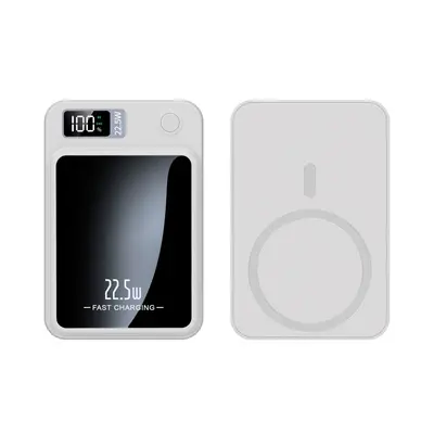 Grenzüberschreitende magnetische drahtlose Schnelllade-Powerbank Magsafe 10000mAh Superschnellladung mobile Stromversorgung mit Logo - 13