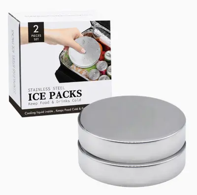 Direktversand vom Hersteller - Edelstahl-Kühlplatten, Eisbeutel für Lunchboxen und Kühlboxen, Gefrier- und Frischhalte-Kühlplatten - 12