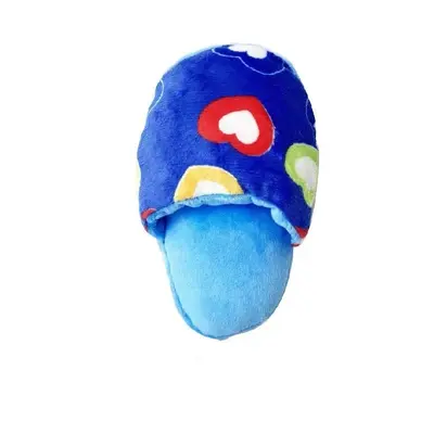 Squeaky Plush Slipper Dog Toy Chew-Resistant Small Breed - 11