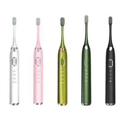 厂家批发智能软毛声波电动牙刷充电款磁悬浮電動牙刷成人款礼品装