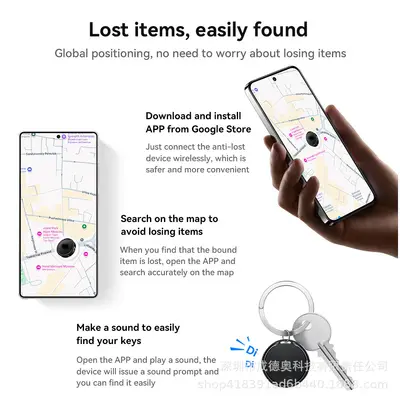 E96A Smart Positioning Anti-Lost Device Airtag Google Positioning Tracker Android Dedicated