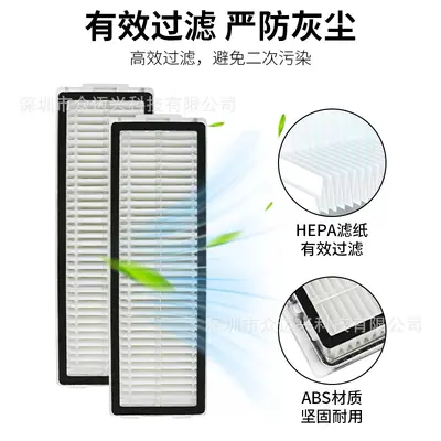 Accessories for Xiaomi Mijia 6/6 Pro/Max Robot Vacuum: Side Brush, Filter, Mop Cloth
