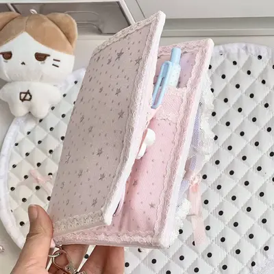 Pembe kanvas pasaport çantası çok işlevli seyahat organizer - 3