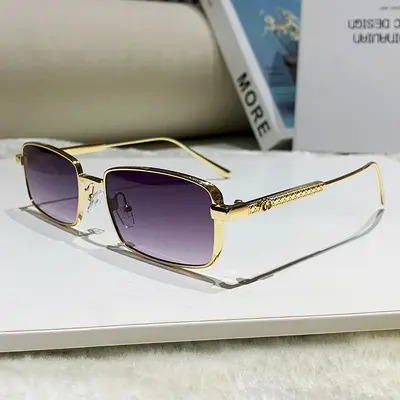 Old Money Style Men's Sunglasses, Small Frame, UV Protection - 10