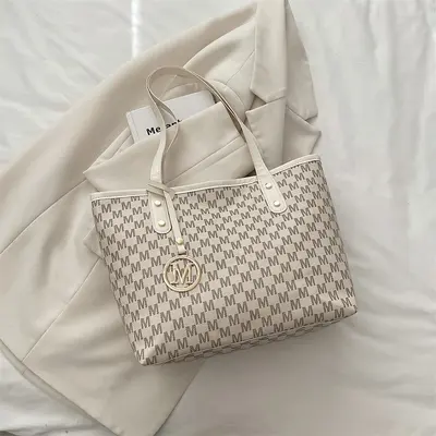 Large Capacity Printed Tote Bag for Women, Commuter Shoulder Bag - 8