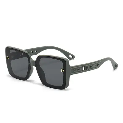 Women's Sunglasses, Large Frame, UV Protection, Korean Style - 13