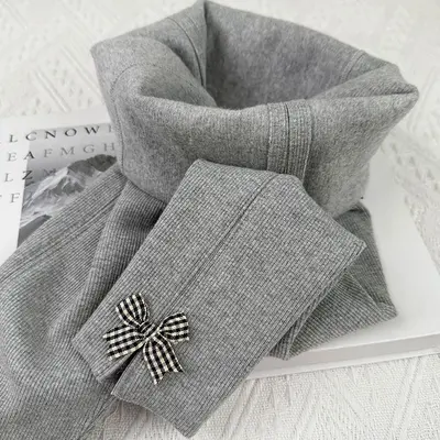 Mädchen-Leggings Herbst/Winter, elastisch, dünner Fleece
