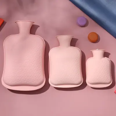 Silikon sıcak su torbası, büyük hacim, macaron renkler
