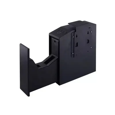 Fingerprint and Key-Code Wall-Mounted Gun Box 3-in-1