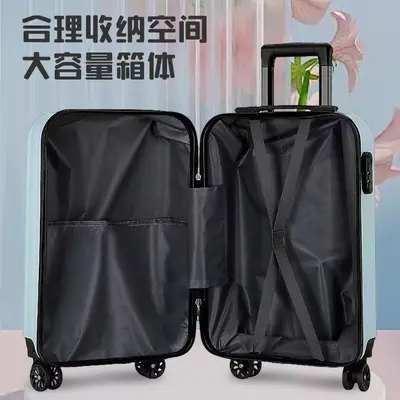 20 Inch Large Capacity Trolley Suitcase with Universal Wheels and Combination Lock - 5