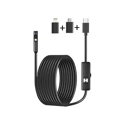 Industrial Endoscope Inspection Camera, Type-C, Waterproof, for Apple and Android