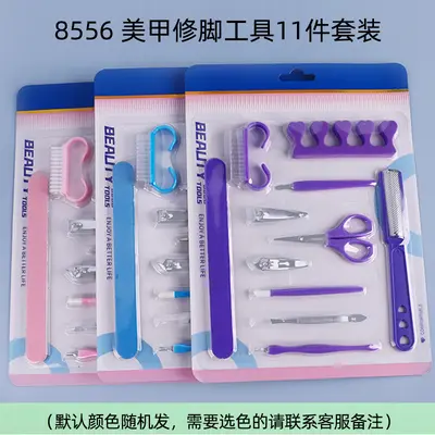 Multifunctional nail clipper set with manicure and pedicure tools - 13