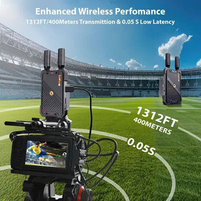 HDMI Wireless Extender 400m 1 auf mehrere Funkübertragung High Definition Video 1080P tragbar Outdoor wireless HDMI