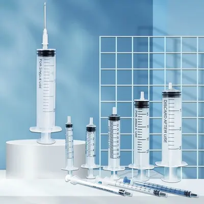 Disposable Veterinary Syringe 1 ml Straight-Tip Plastic