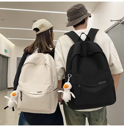 Men's Backpack Simple Large Capacity Travel Backpack Women's Casual Japanese Style Middle School High School College Student School Bag - 6