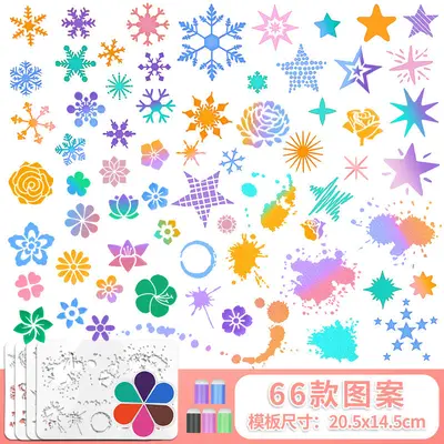 外贸儿童益智玩具创意手工DIY制作材料幼儿园海绵手指套绘画套装 - 8