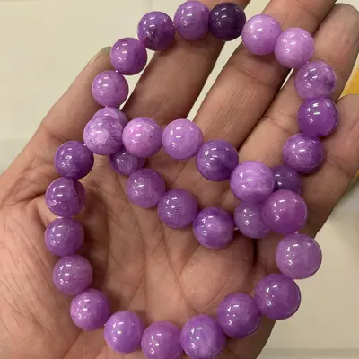 Doğal Akik Taşlı Kristal Bileklik, DIY El Yapımı Takı Malzemesi, Renkli Boncuklar - 9