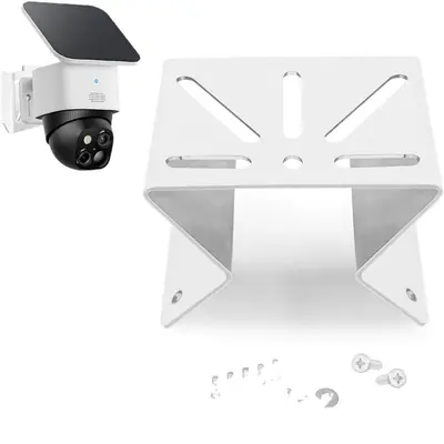 Wall corner PTZ camera mounting bracket, metal console - 5