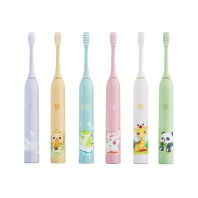 Children's Rechargeable Sonic Electric Toothbrush with Timer - 1