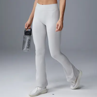 Yoga Geniş Paça Pantolon, Orta Bel, Nefes Alabilir, Karın Toplayıcı Fitness Kloş Pantolon - 11