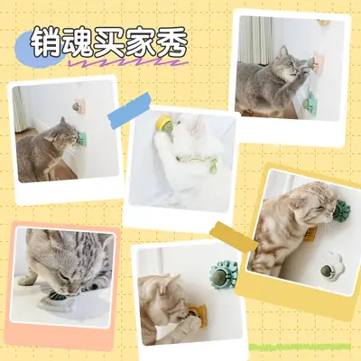Rotating Catnip Ball Cat Toy with Lick and Chew Teeth Cleaning Function - 5