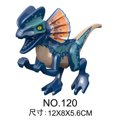 Jurassic Dinosaur Building Block Set, Small Particle Educational Toy with Ankylosaurus - 6