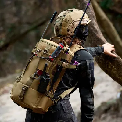 Cross-Border Outdoor Herren Rucksack multifunktionaler Rucksack große Kapazität Einzelschulter Handtasche Reisetasche Angelrucksack Lure Bag