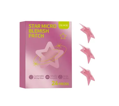 OUHOE Star-Design Micro Acne Patches, Thin Daily Facial Care Patches