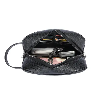 Men's Business Clutch Bag, Soft PU Leather, Large Capacity - 6