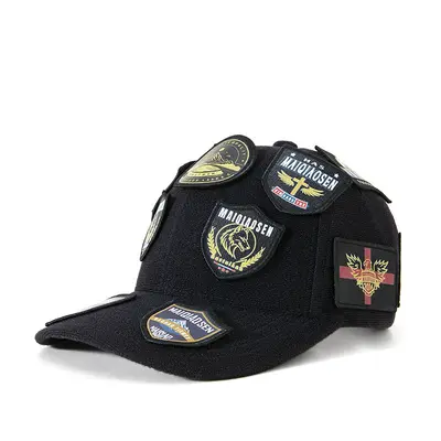 Spring Sun Protection Baseball Cap with Magic Tape Self-Adhesive Duck Billed Cap Advertising Cap Competition Team Event Promotional DIY Cap