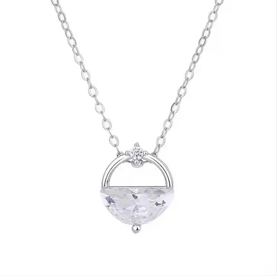925er Silber-Halskette, Frühjahrsdesign, Schlüsselbein-Kette - 6