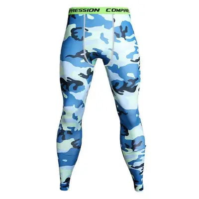 Erkek spor fitness uzun pantolon, hızlı kuruyan dar kesim - 12